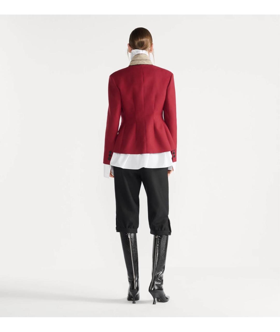 CHRISTIAN DIOR Черные шерстяные бриджи, фото 4