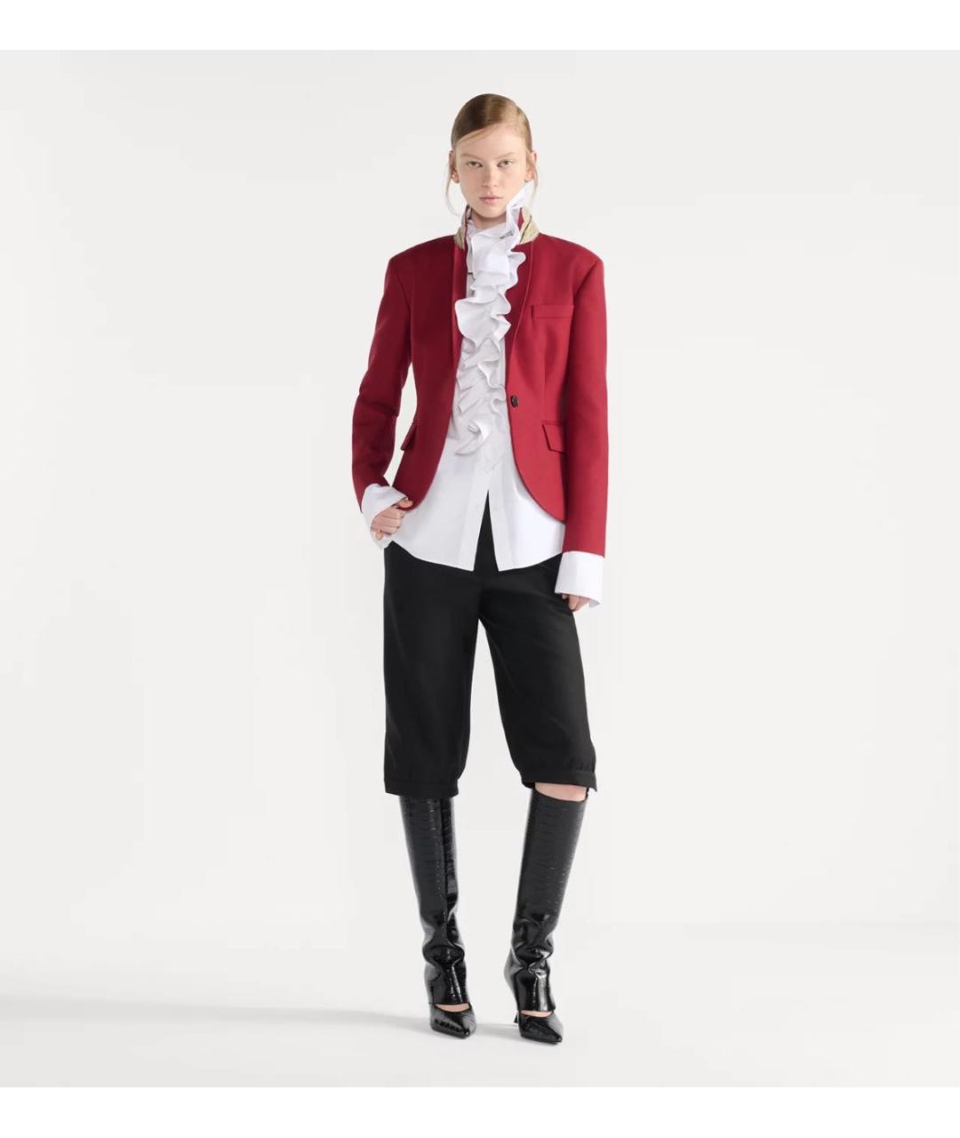 CHRISTIAN DIOR Черные шерстяные бриджи, фото 3