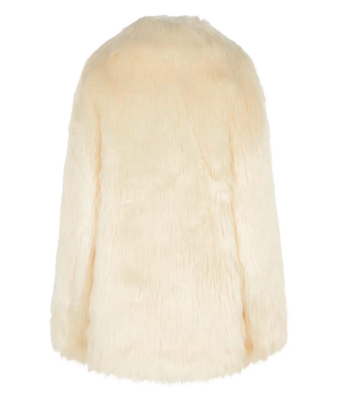 STAND STUDIO Бежевая полиэстеровая шуба, фото 2
