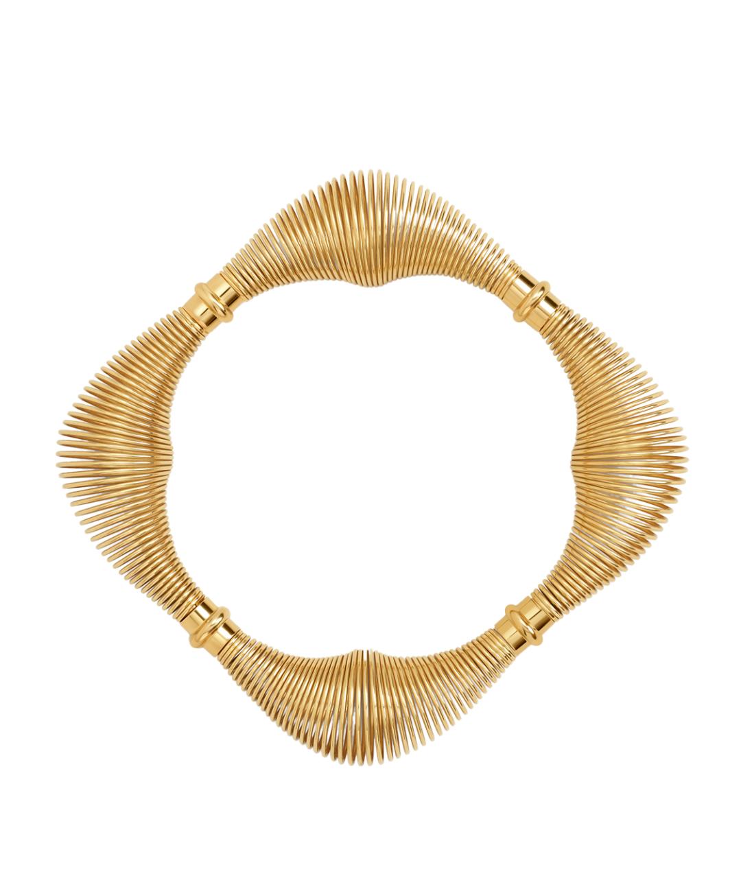 ALAIA Золотое металлическое колье, фото 1