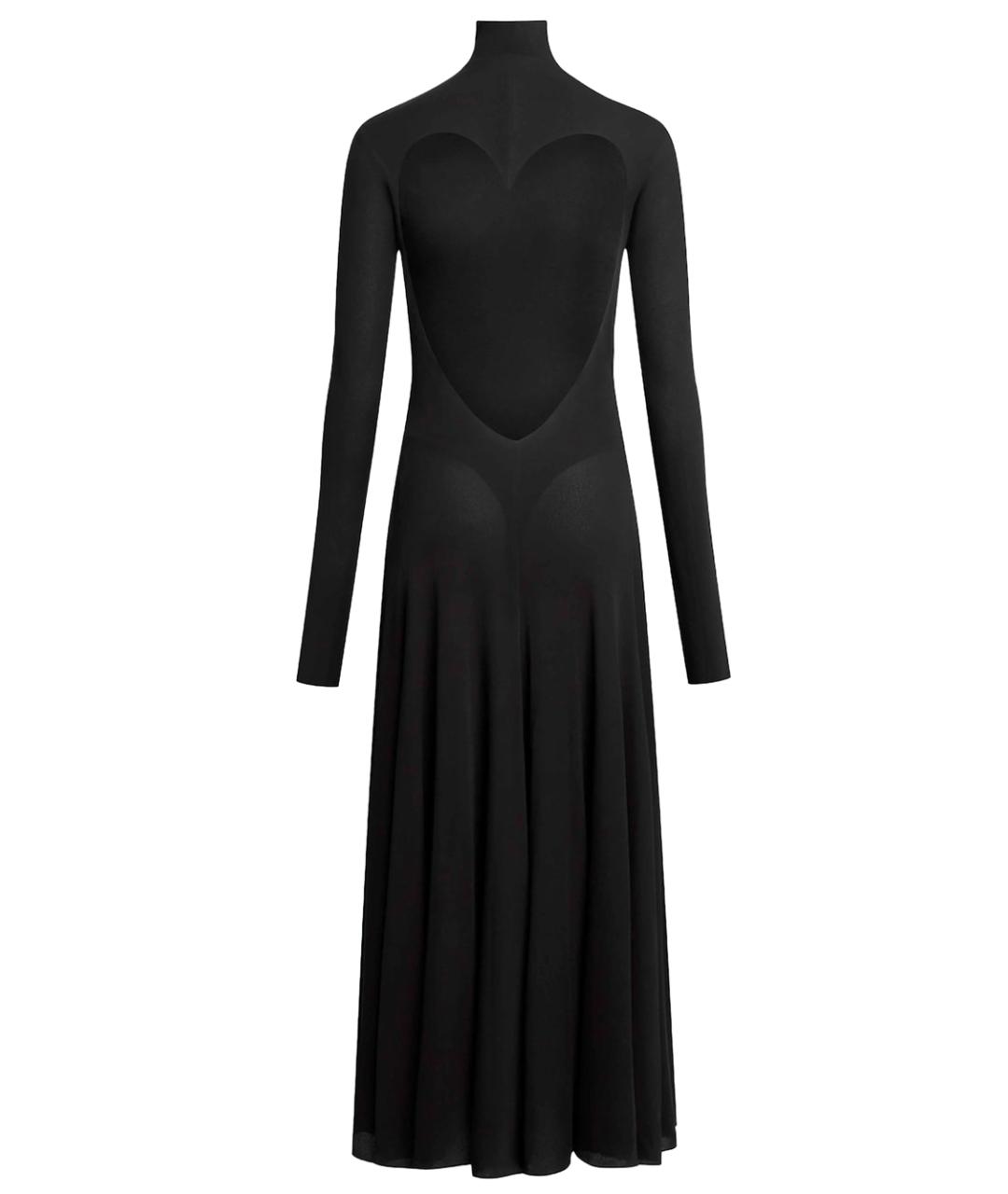 ALAIA Черное вискозное вечернее платье, фото 2