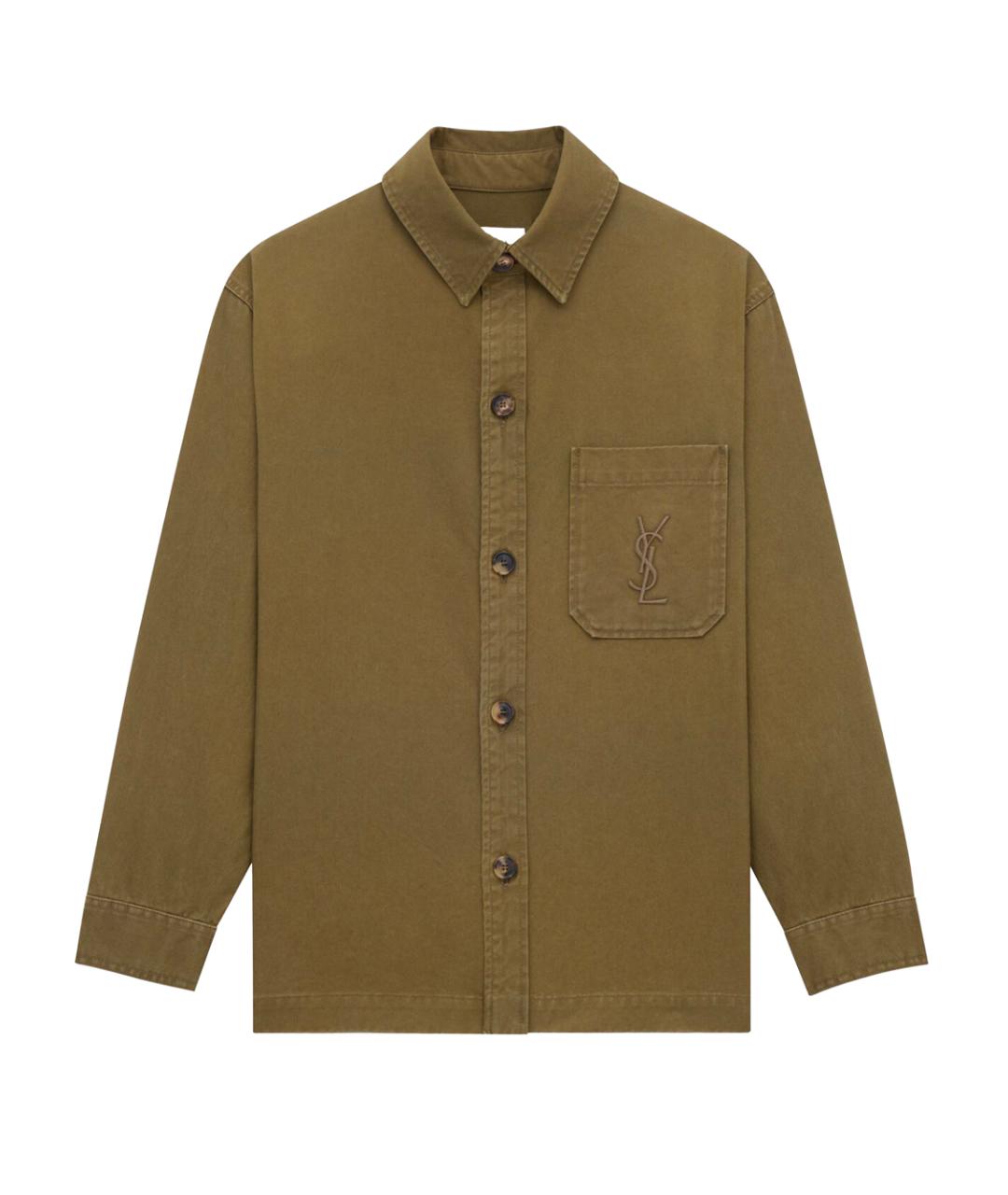 SAINT LAURENT Хлопковая рубашка, фото 1
