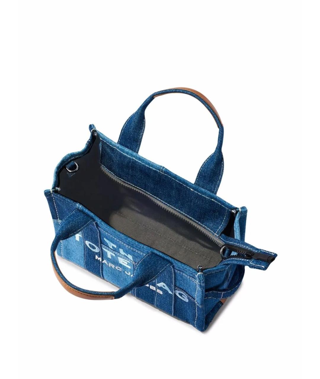 MARC JACOBS Синяя хлопковая сумка тоут, фото 4