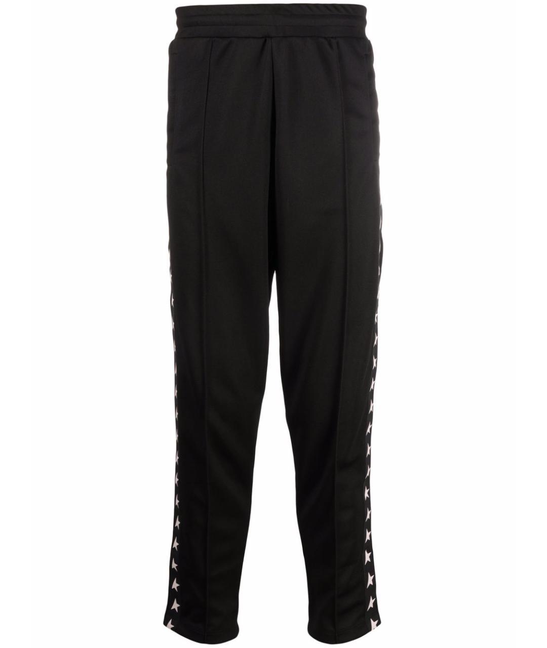 GOLDEN GOOSE DELUXE BRAND Черные полиэстеровые повседневные брюки, фото 1