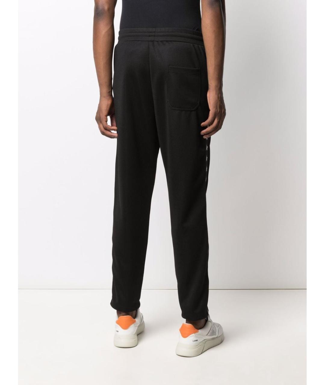 GOLDEN GOOSE DELUXE BRAND Черные полиэстеровые повседневные брюки, фото 2