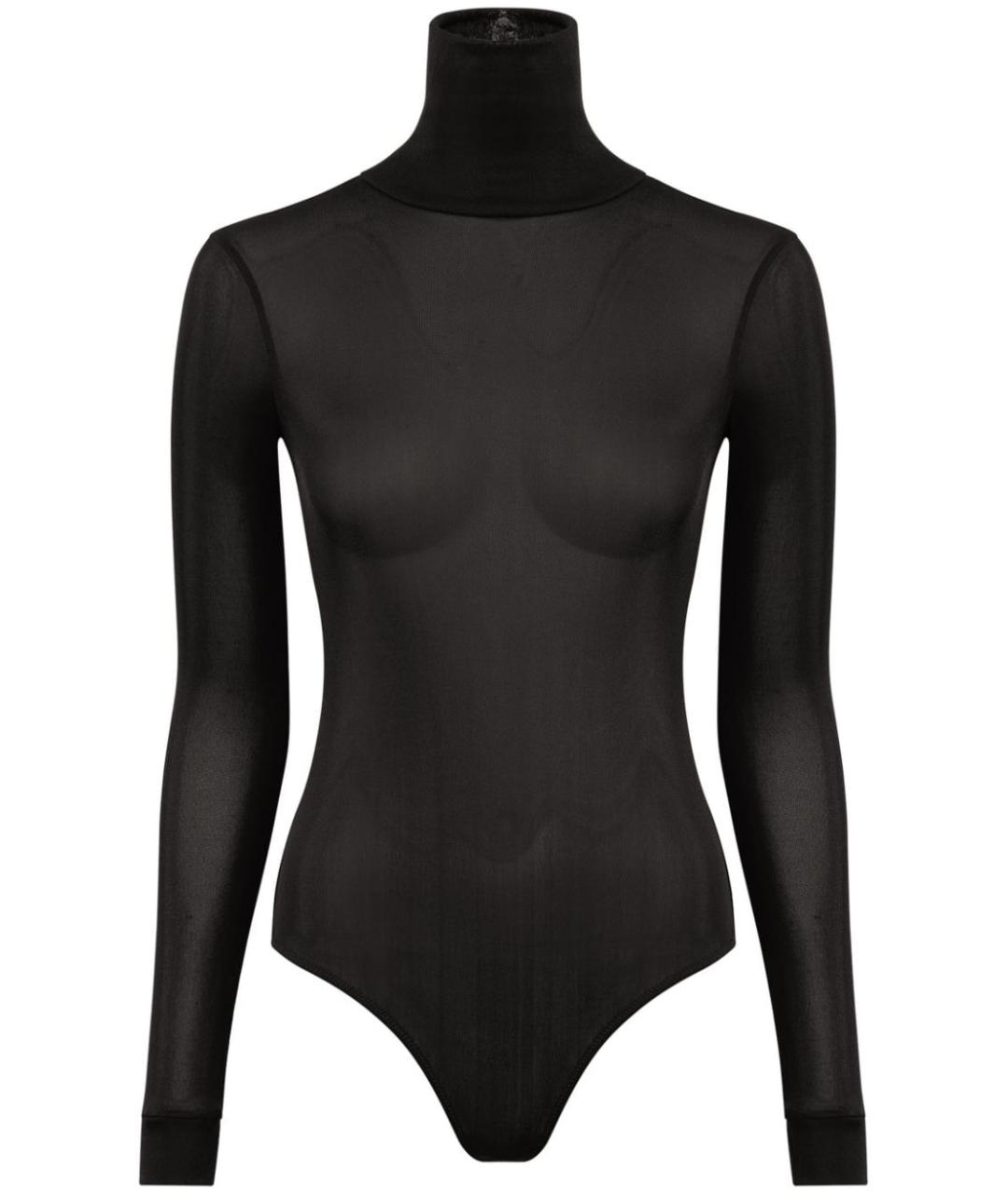 MAISON MARGIELA Черная вискозная водолазка, фото 1