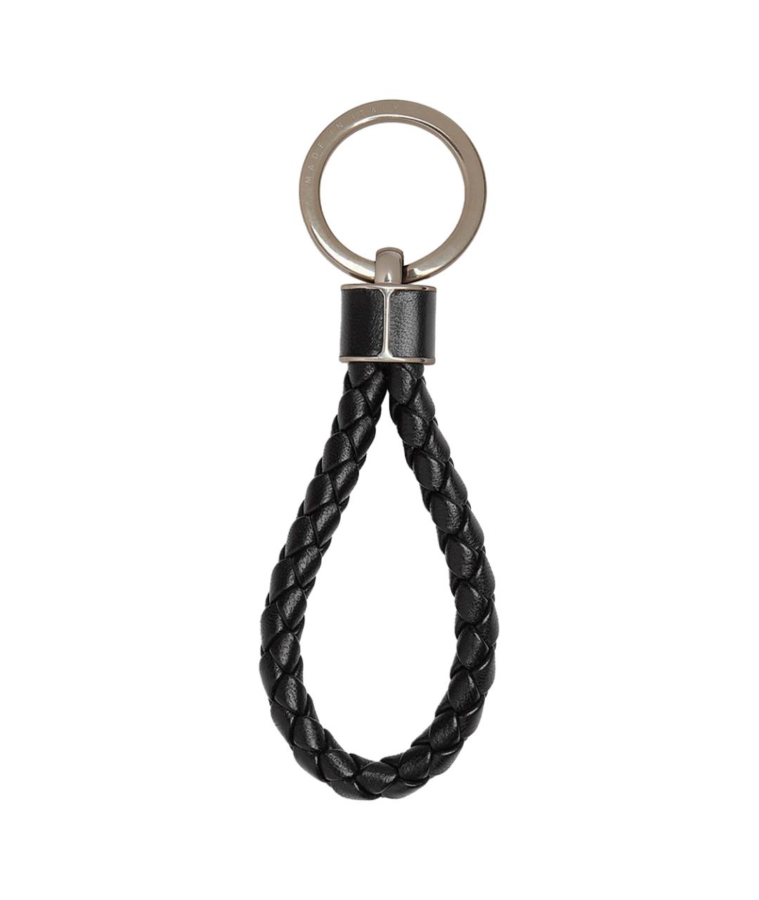 BOTTEGA VENETA Черный брелок, фото 2