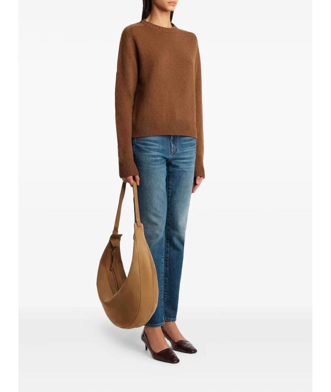 KHAITE Синие хлопковые джинсы слим, фото 2