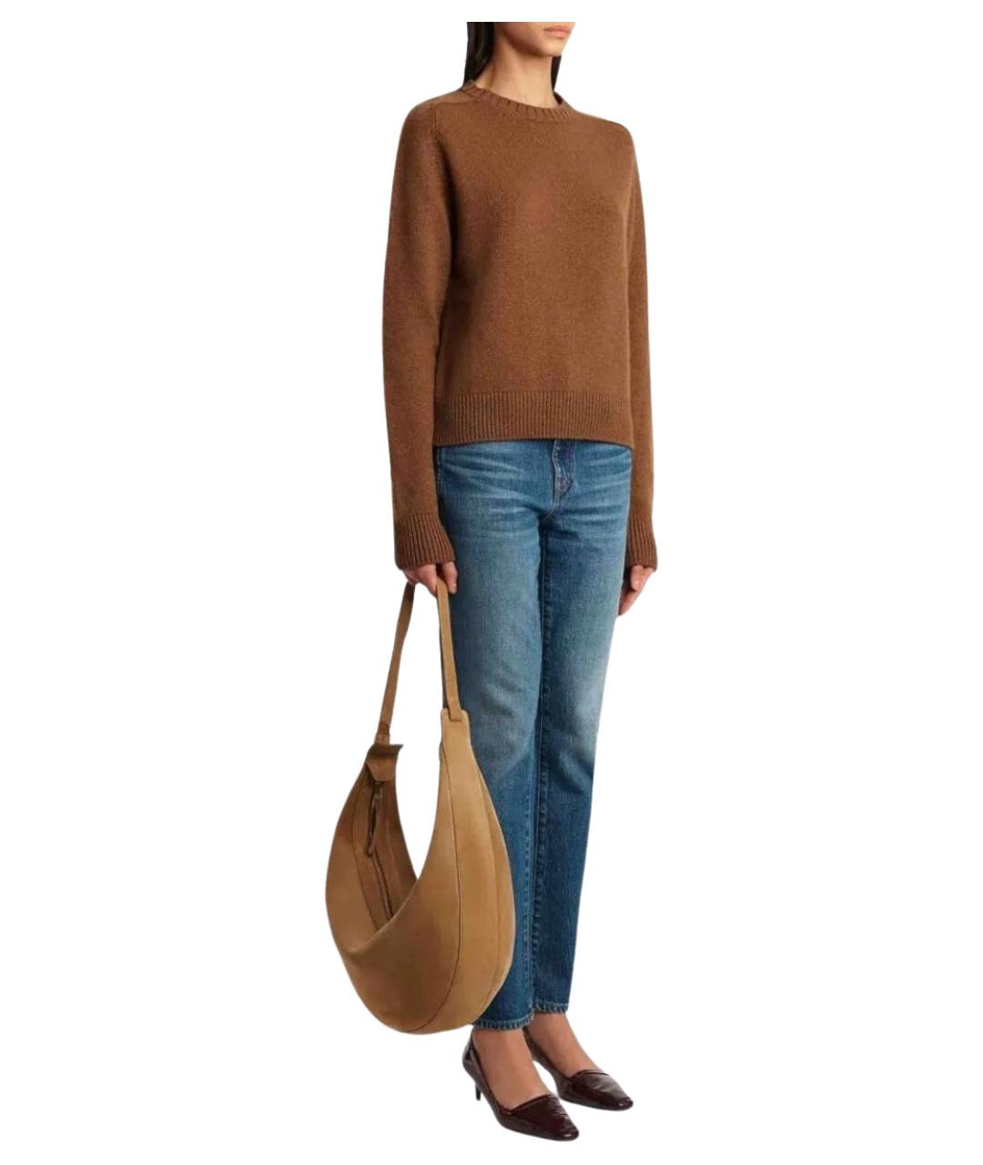 KHAITE Синие хлопковые джинсы слим, фото 2