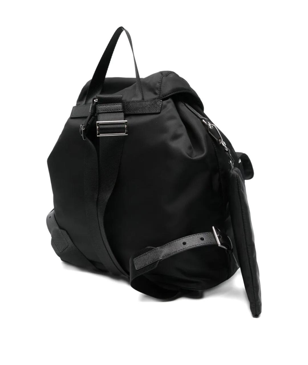 PRADA Черный синтетический рюкзак, фото 2