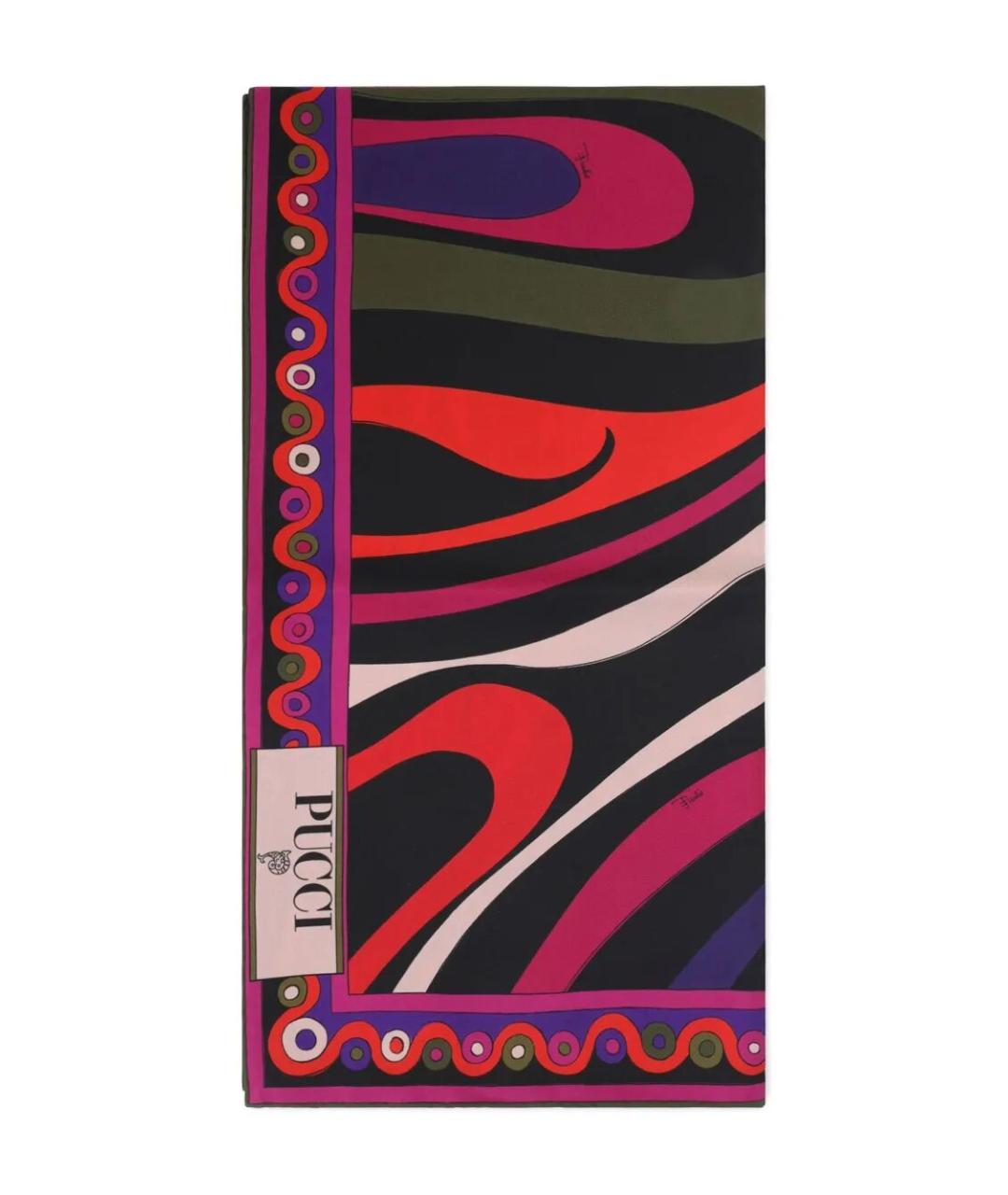 PUCCI Мульти шелковый платок, фото 1