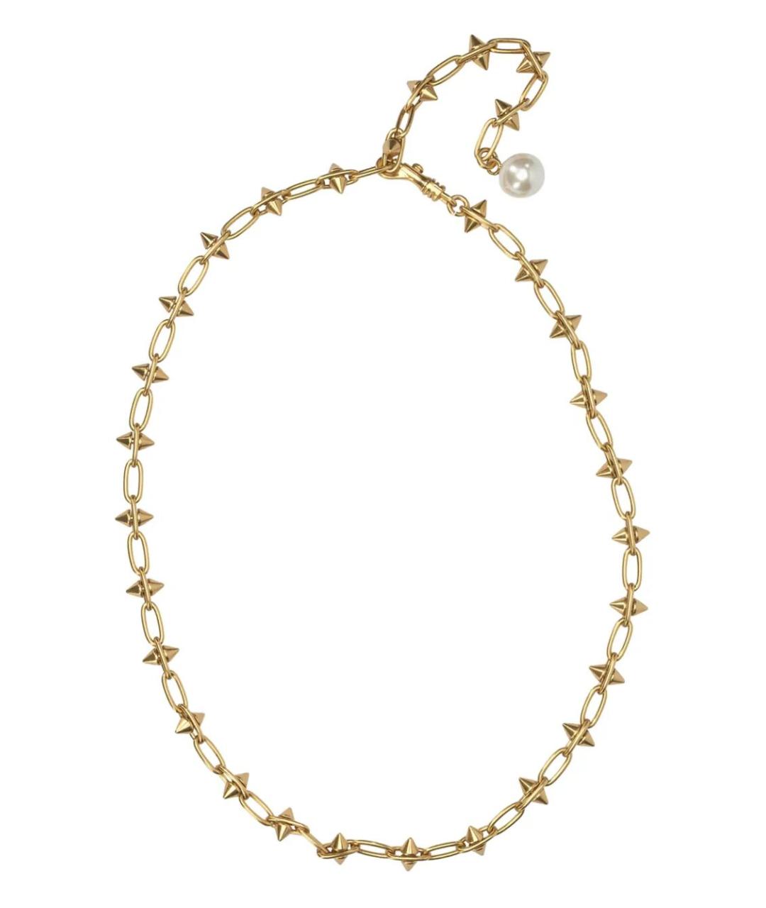 PUCCI Золотое латунное колье, фото 1