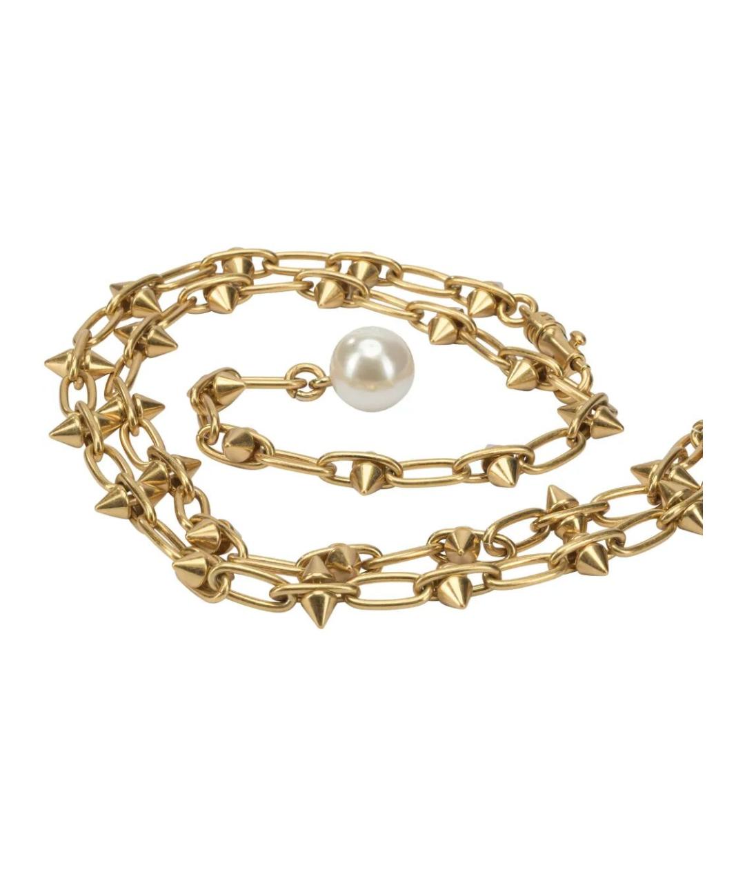 PUCCI Золотое латунное колье, фото 2