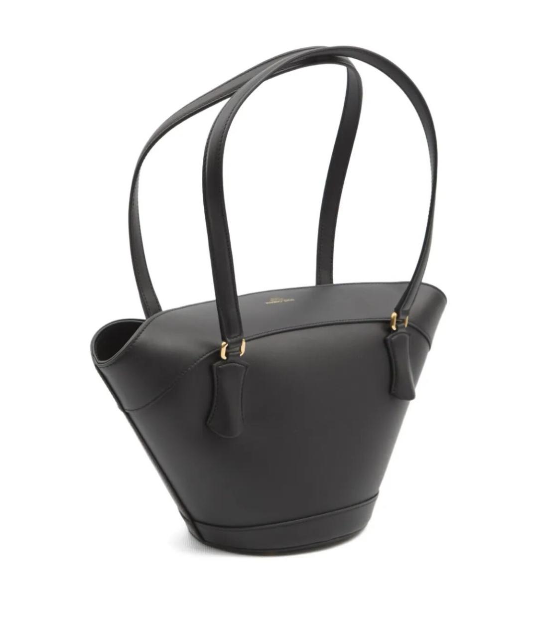 DOLCE&GABBANA Черная кожаная сумка через плечо, фото 1