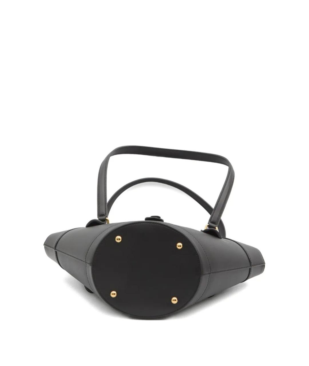 DOLCE&GABBANA Черная кожаная сумка через плечо, фото 2