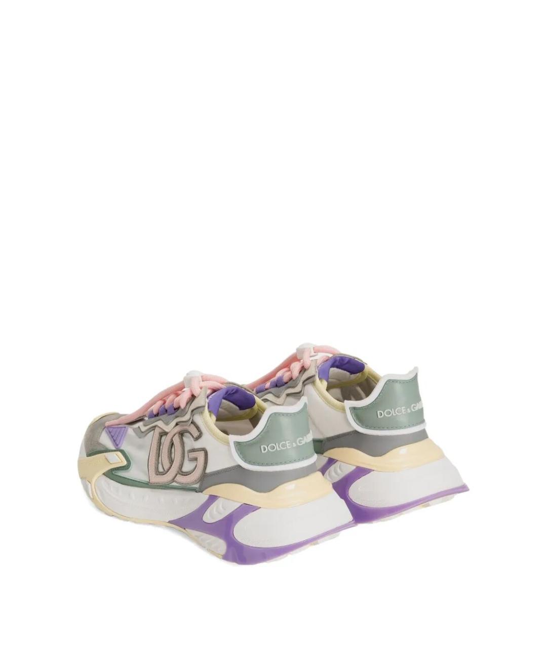 DOLCE&GABBANA Мульти текстильные кроссовки, фото 3