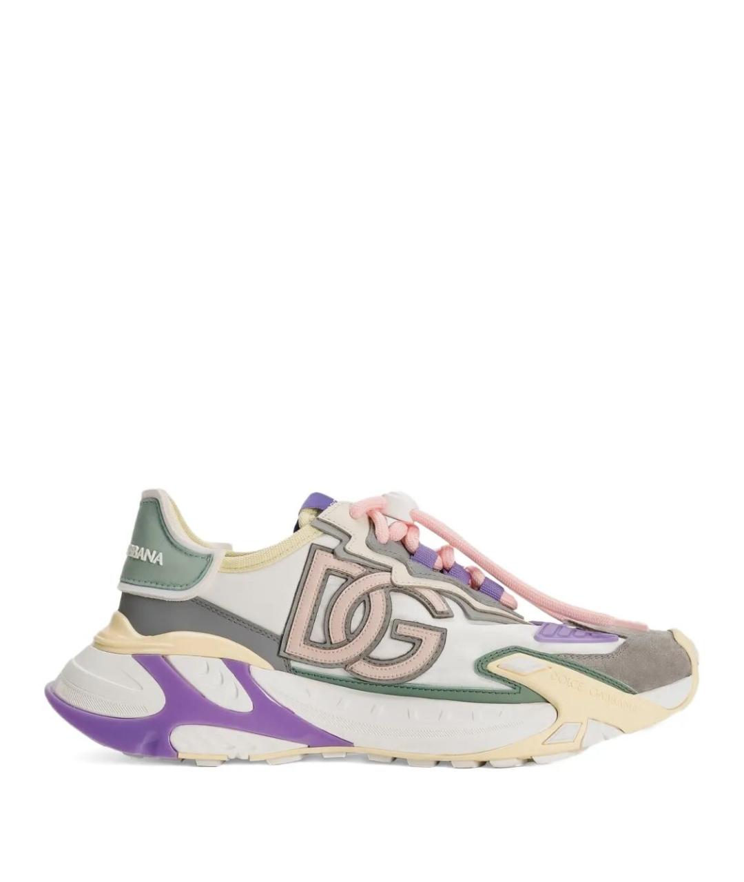 DOLCE&GABBANA Мульти текстильные кроссовки, фото 1