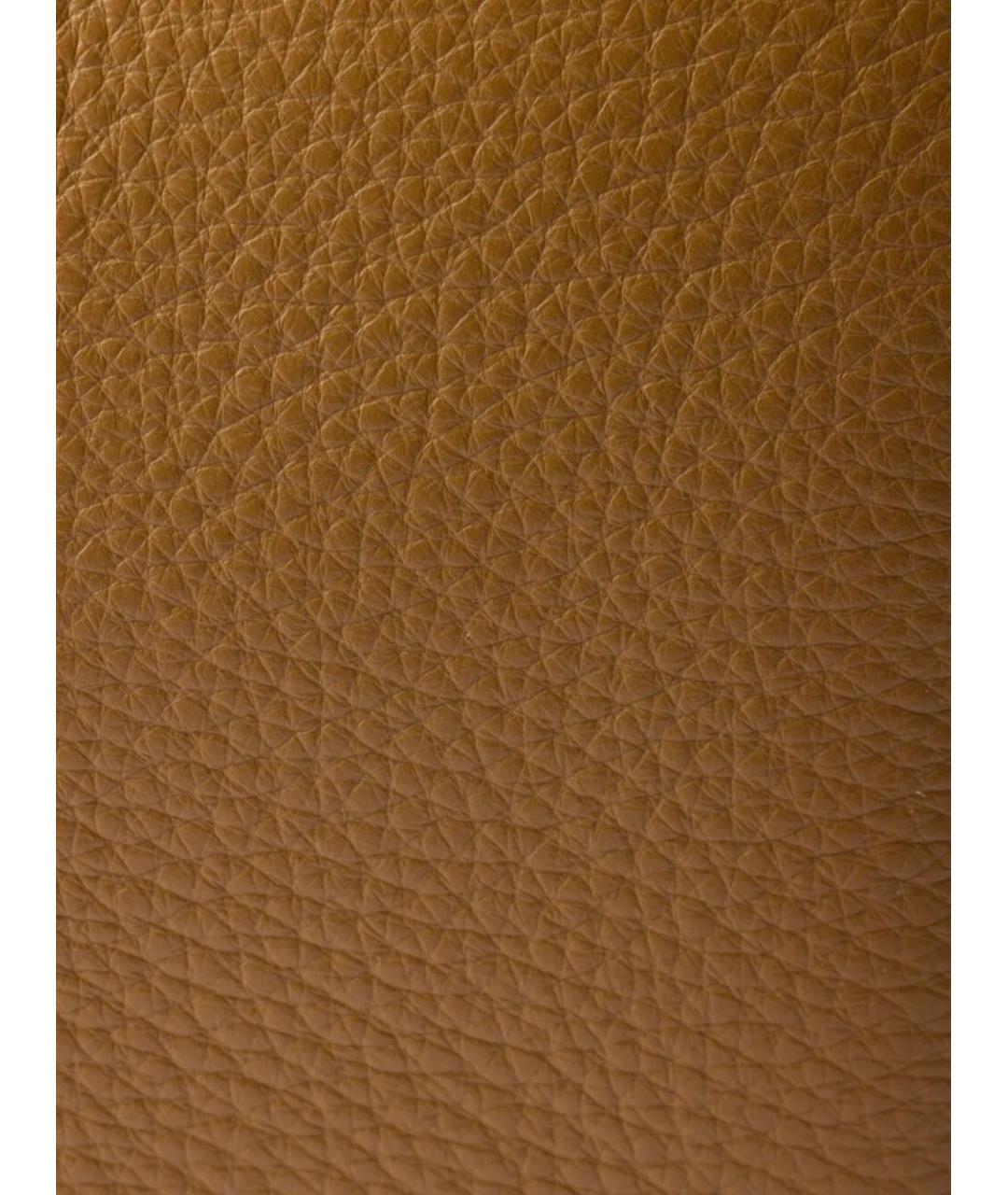 PRADA Бежевая кожаная сумка через плечо, фото 5