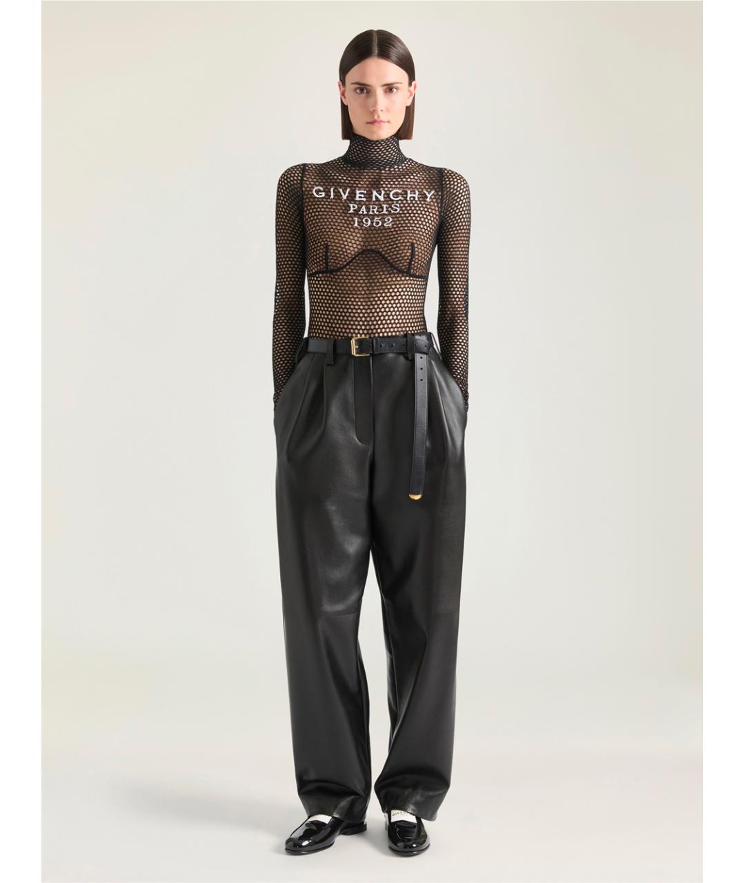 GIVENCHY Черное вискозное боди, фото 2