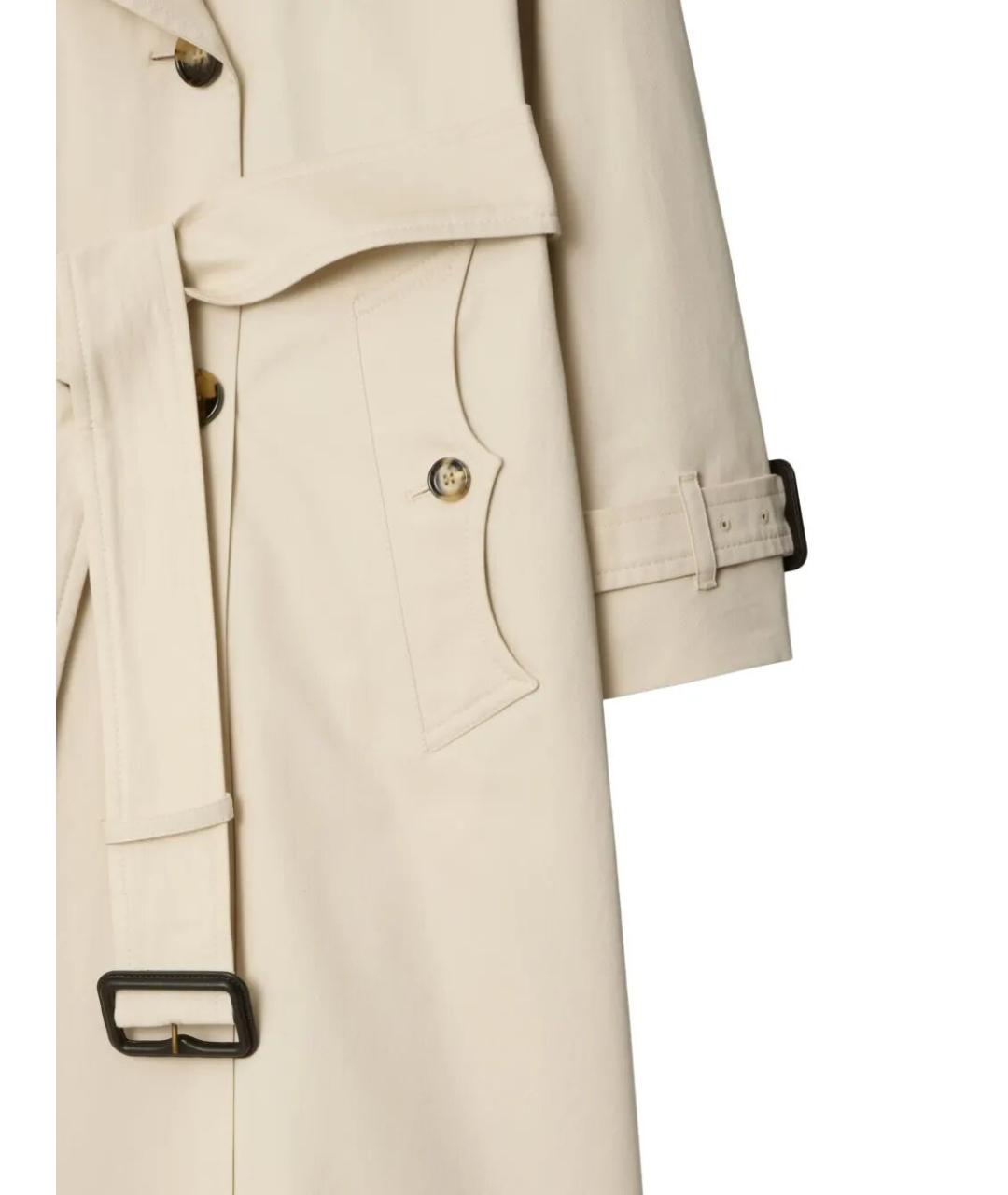 BURBERRY Бежевый хлопковый тренч/плащ, фото 3