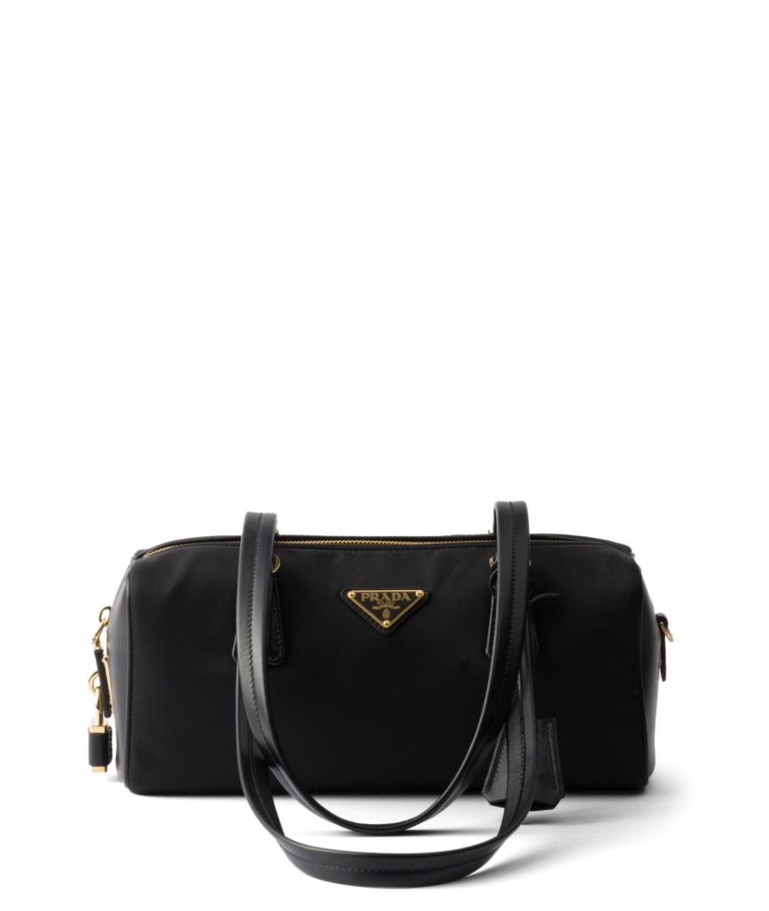 PRADA Черная синтетическая сумка тоут, фото 1