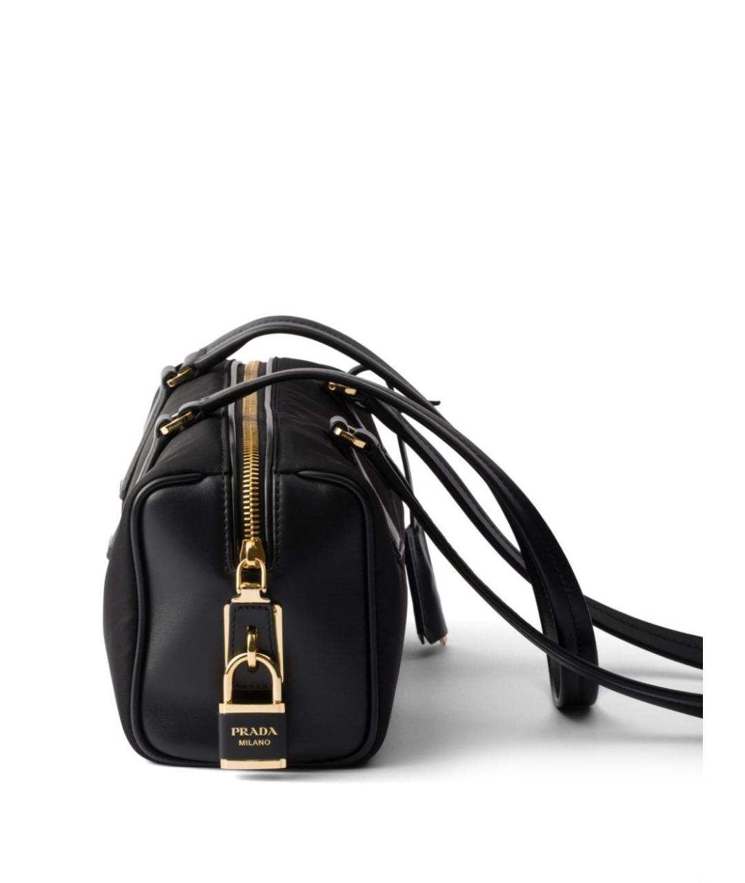 PRADA Черная синтетическая сумка тоут, фото 6