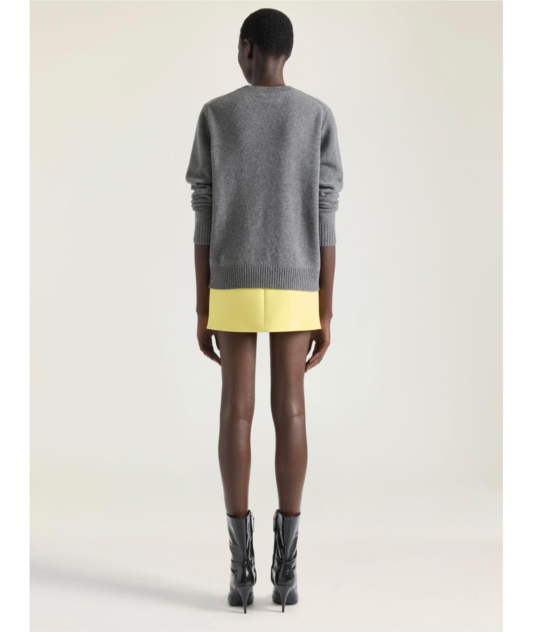 GIVENCHY Серый шерстяной джемпер / свитер, фото 3