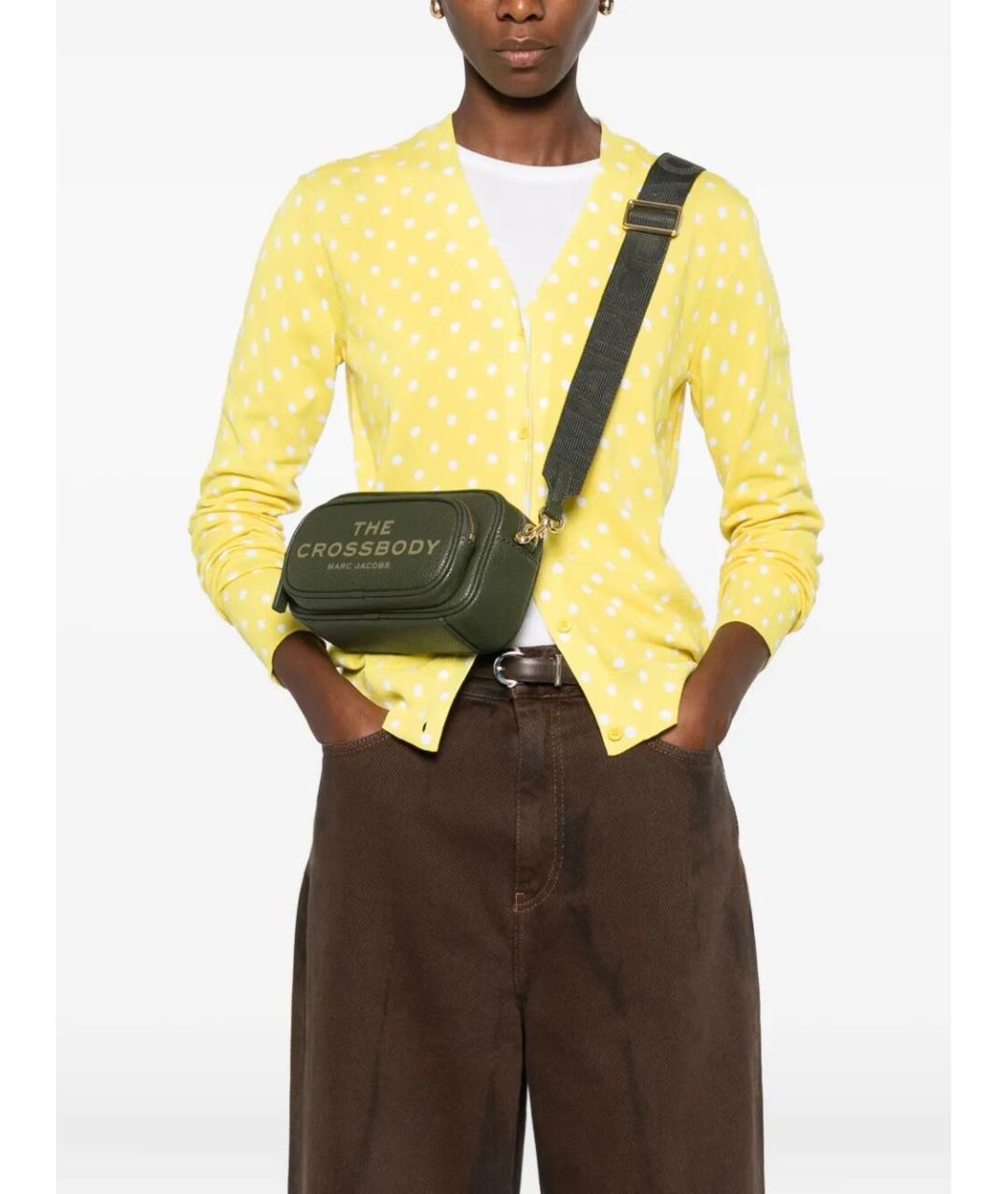 MARC JACOBS Зеленая кожаная сумка через плечо, фото 2