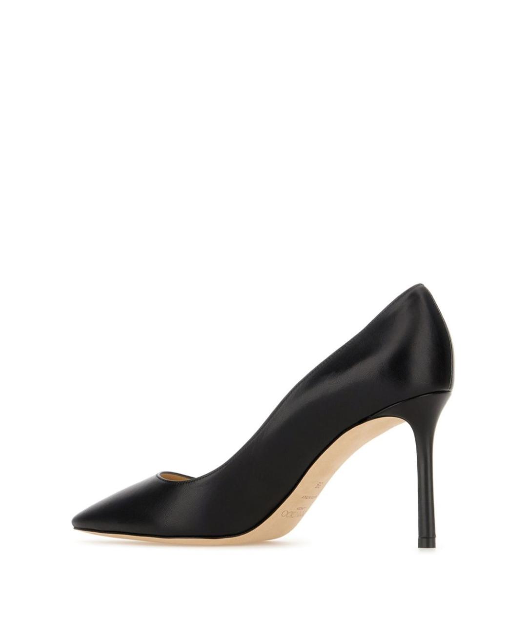 JIMMY CHOO Черные кожаные туфли, фото 3