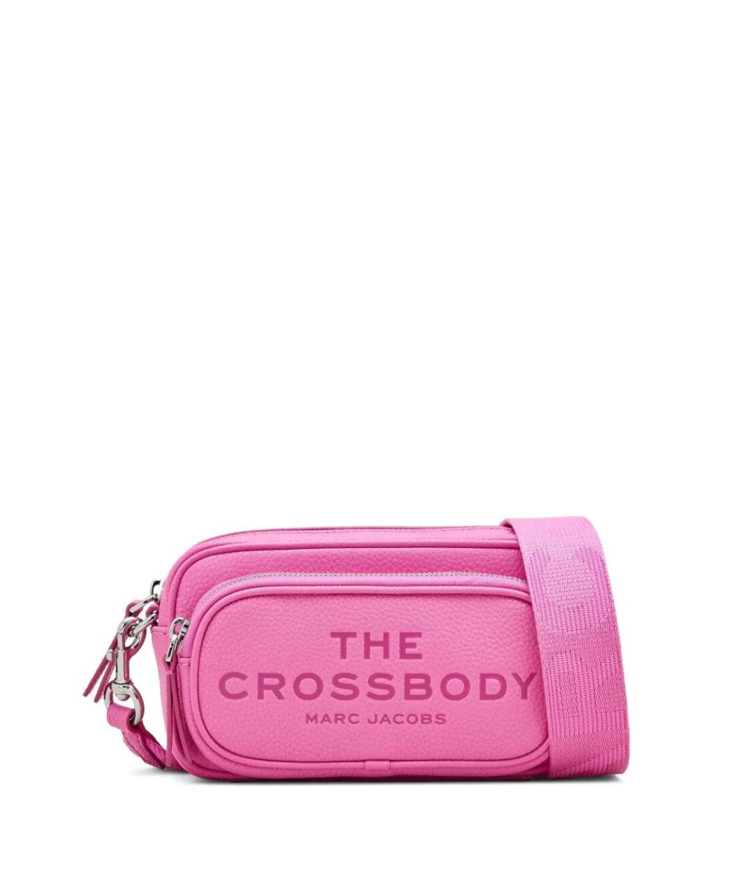 MARC JACOBS Розовая кожаная сумка через плечо, фото 1