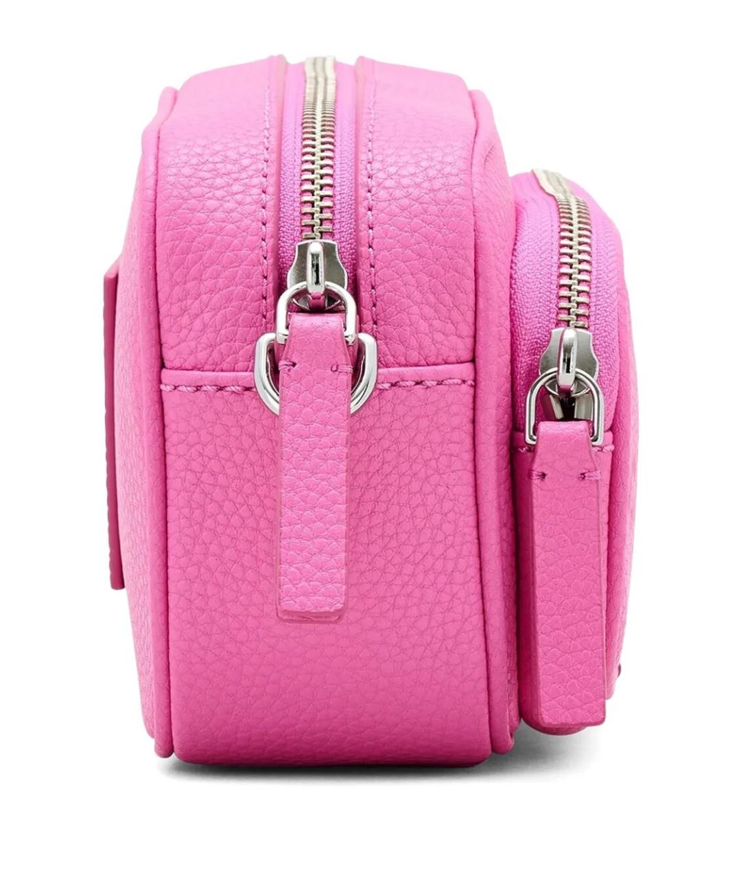 MARC JACOBS Розовая кожаная сумка через плечо, фото 4