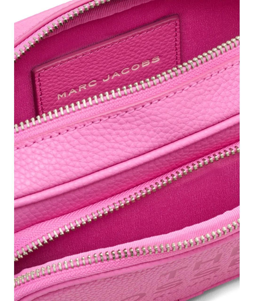 MARC JACOBS Розовая кожаная сумка через плечо, фото 7