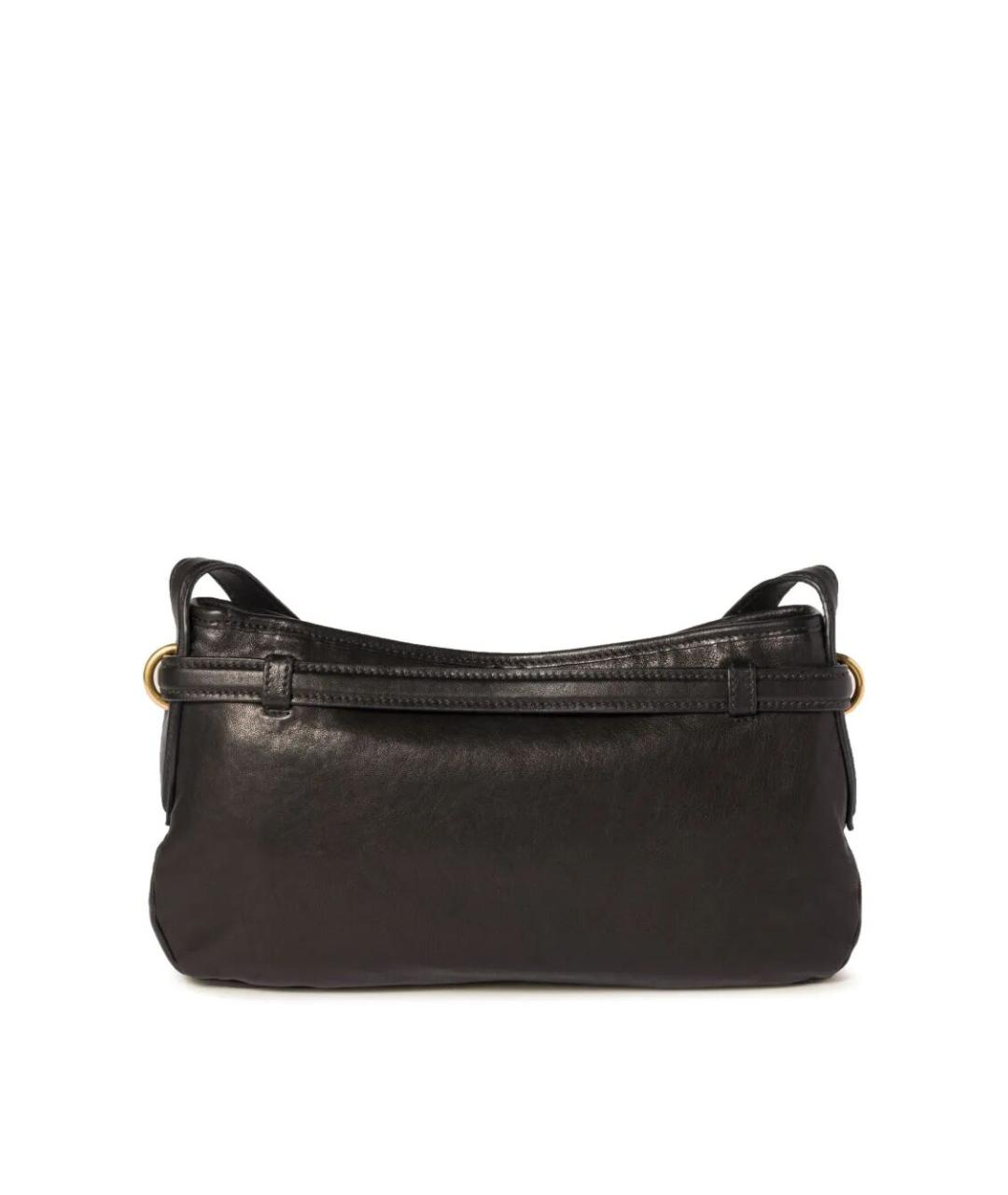 MIU MIU Черная кожаная сумка через плечо, фото 2