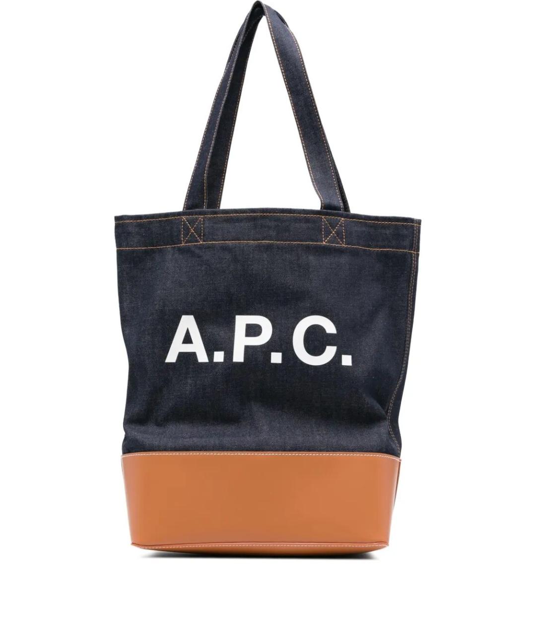 A.P.C. Мульти хлопковая сумка тоут, фото 1