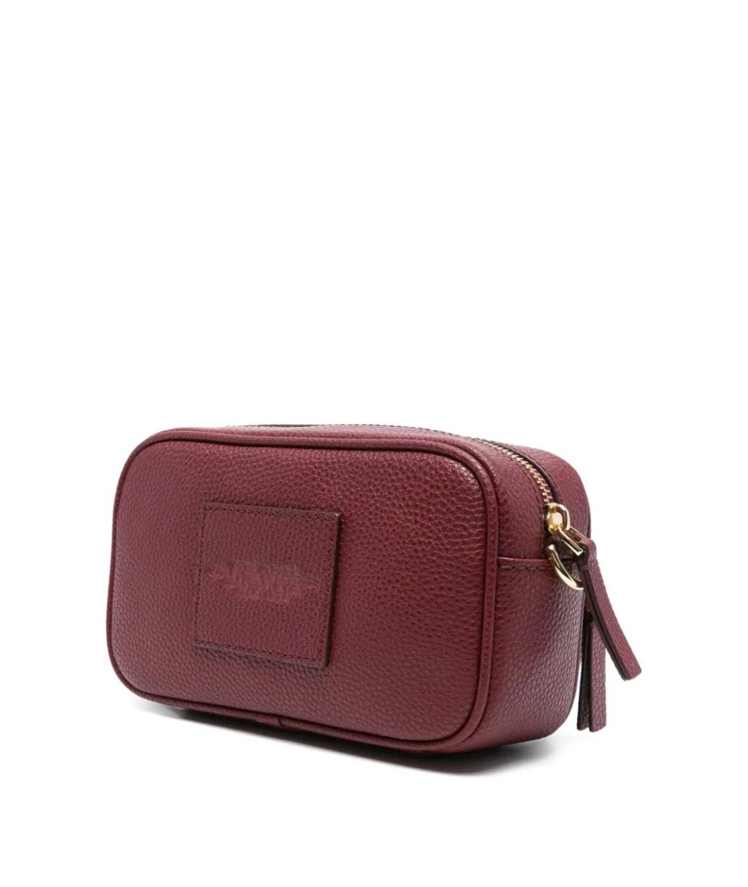 MARC JACOBS Бордовая кожаная сумка через плечо, фото 3