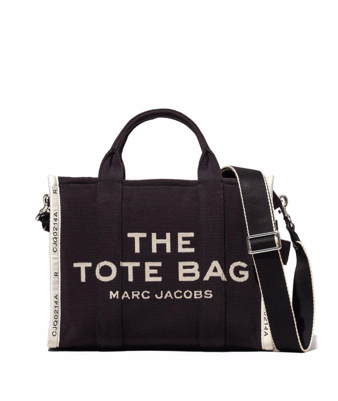 MARC JACOBS Черная хлопковая сумка тоут, фото 1