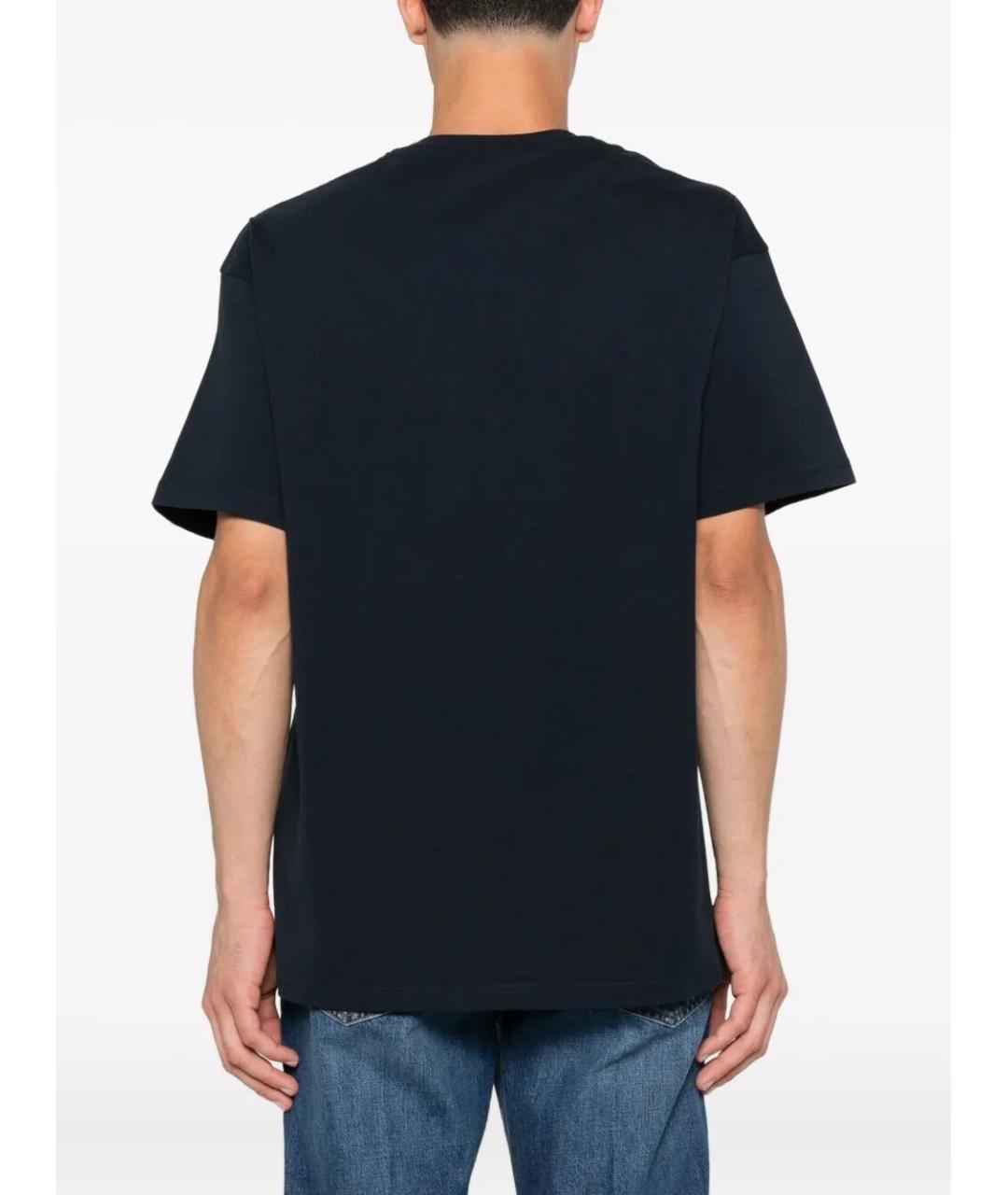 GIVENCHY Темно-синяя хлопковая футболка, фото 3