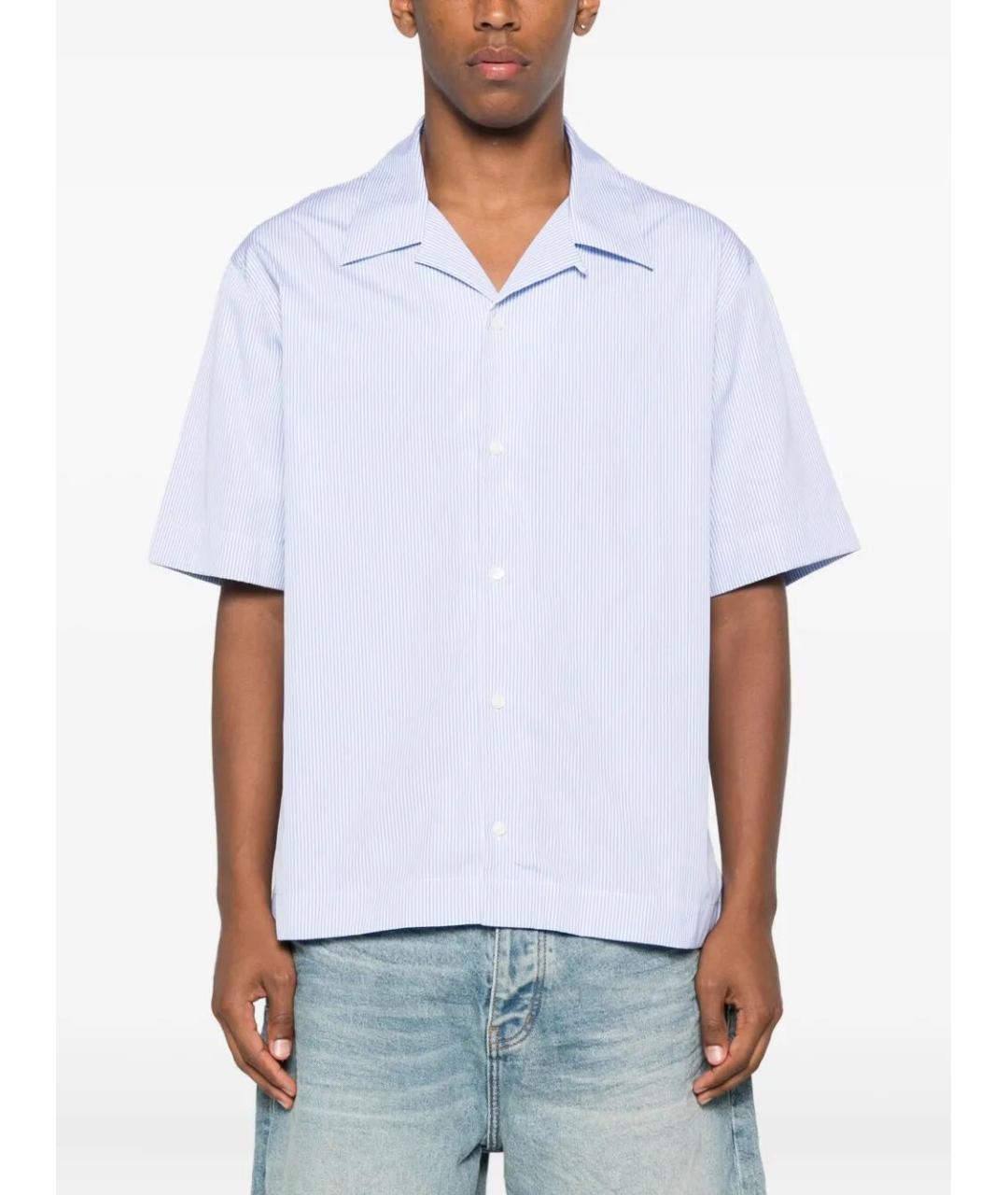 GIVENCHY Голубая хлопковая кэжуал рубашка, фото 3