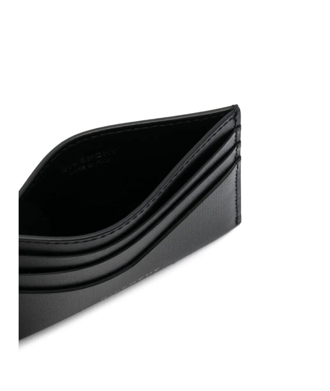 GIVENCHY Черный кожаный кардхолдер, фото 3