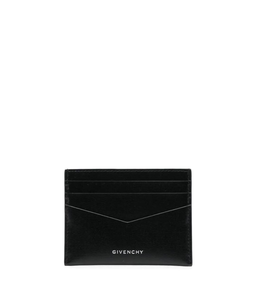 GIVENCHY Черный кожаный кардхолдер, фото 1