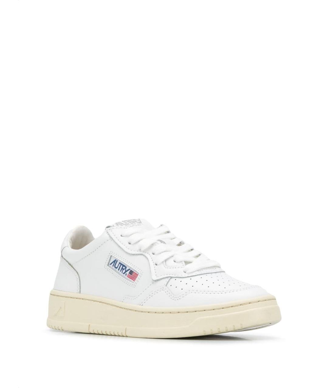 AUTRY Белые кожаные кеды, фото 2