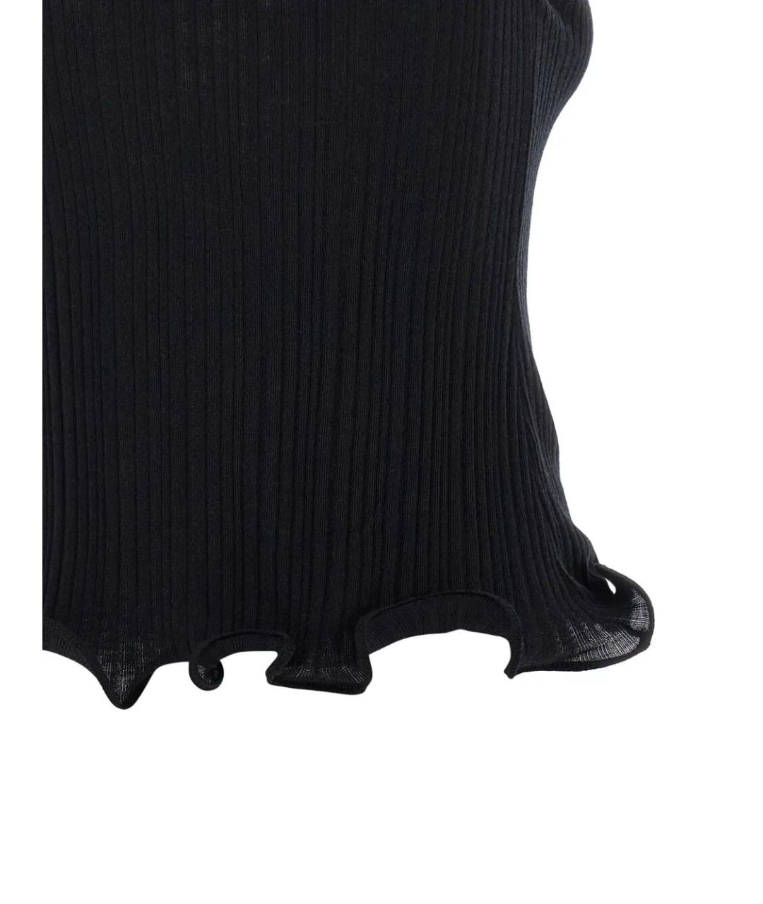 FENDI Черная шерстяная майка, фото 3