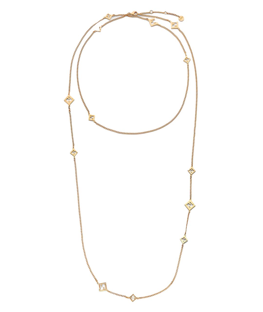 FENDI Золотое колье, фото 1