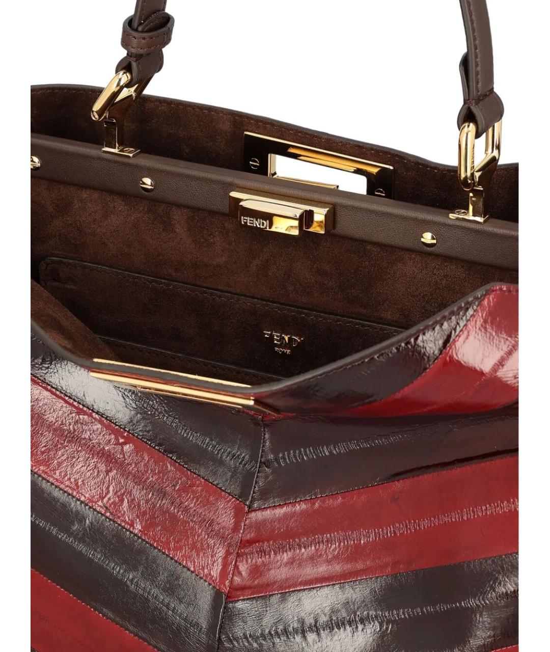 FENDI Мульти сумка тоут из лакированной кожи, фото 4