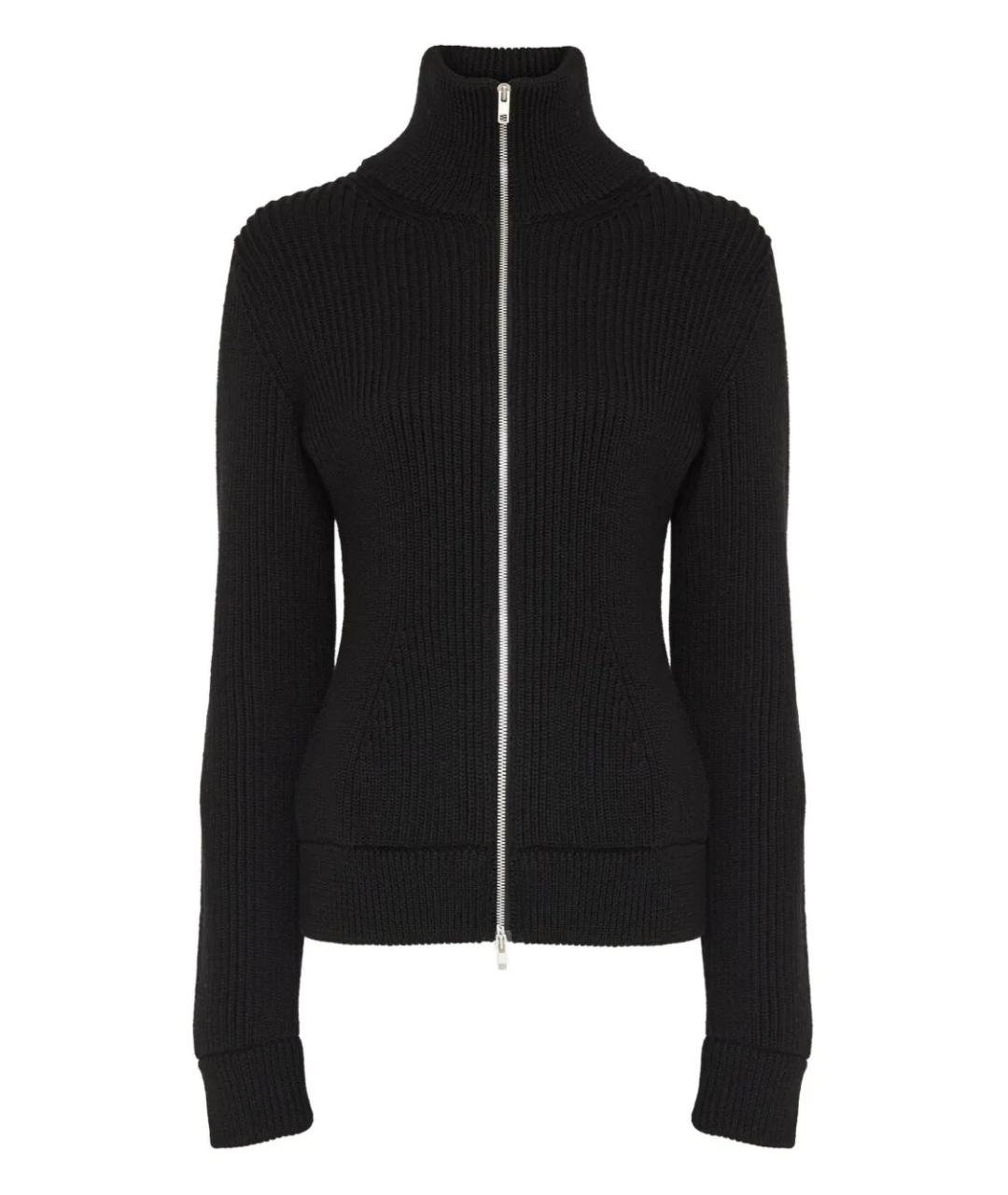 MAISON MARGIELA Черный шерстяной кардиган, фото 1