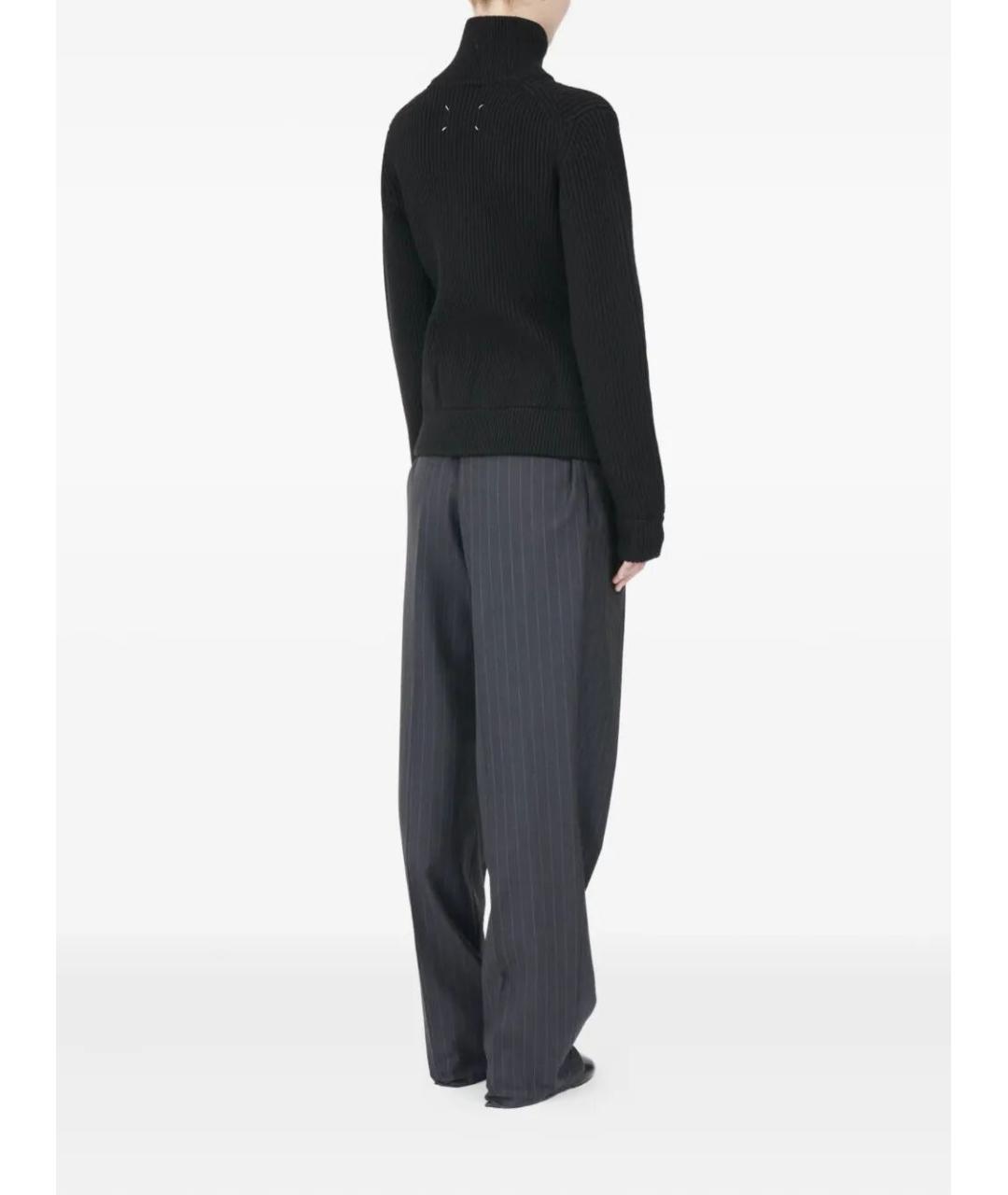 MAISON MARGIELA Черный шерстяной кардиган, фото 3