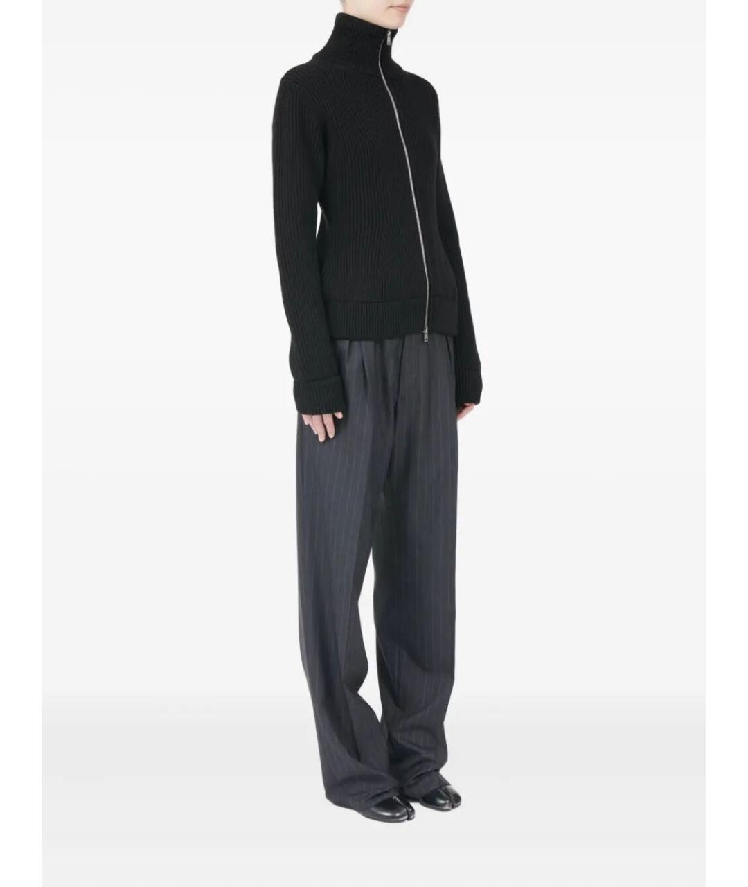 MAISON MARGIELA Черный шерстяной кардиган, фото 4