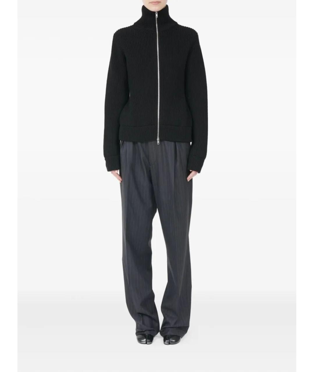 MAISON MARGIELA Черный шерстяной кардиган, фото 2