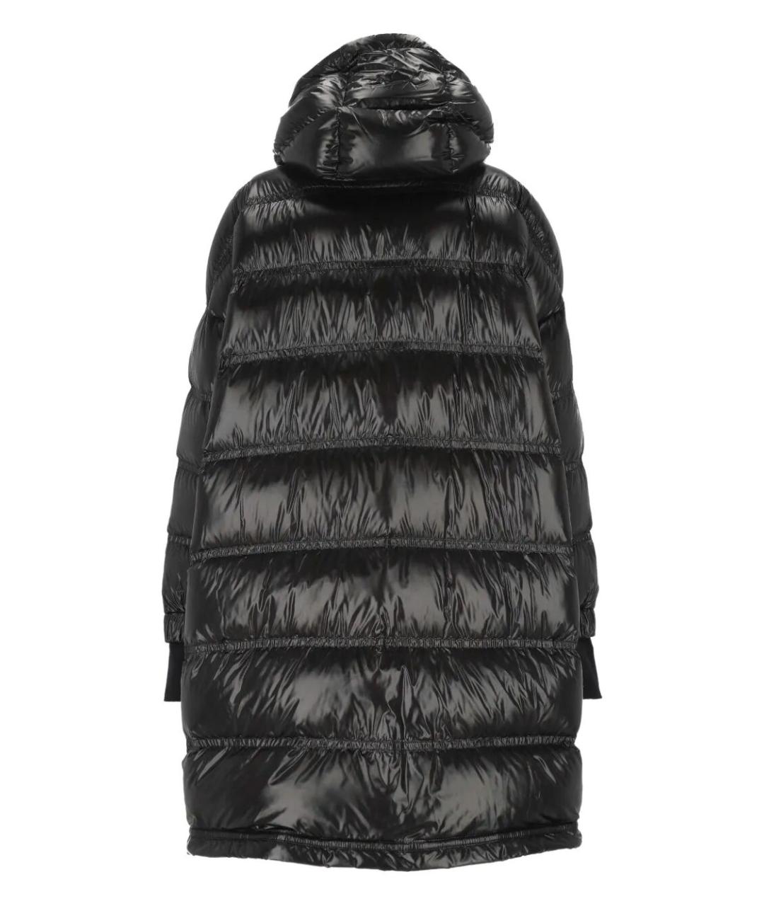 MONCLER Черный полиамидовый пуховик, фото 2