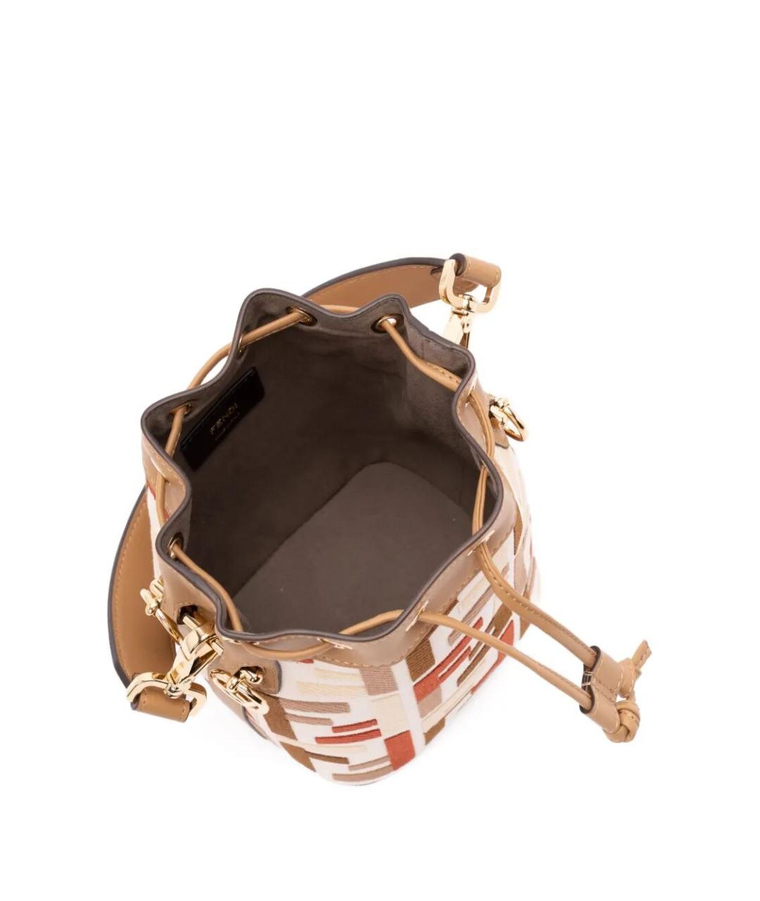 FENDI Мульти жаккардовая сумка тоут, фото 4